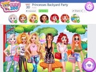 Disney Princesses Backyard Party