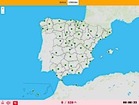 Mapa Capitales Provincias España
